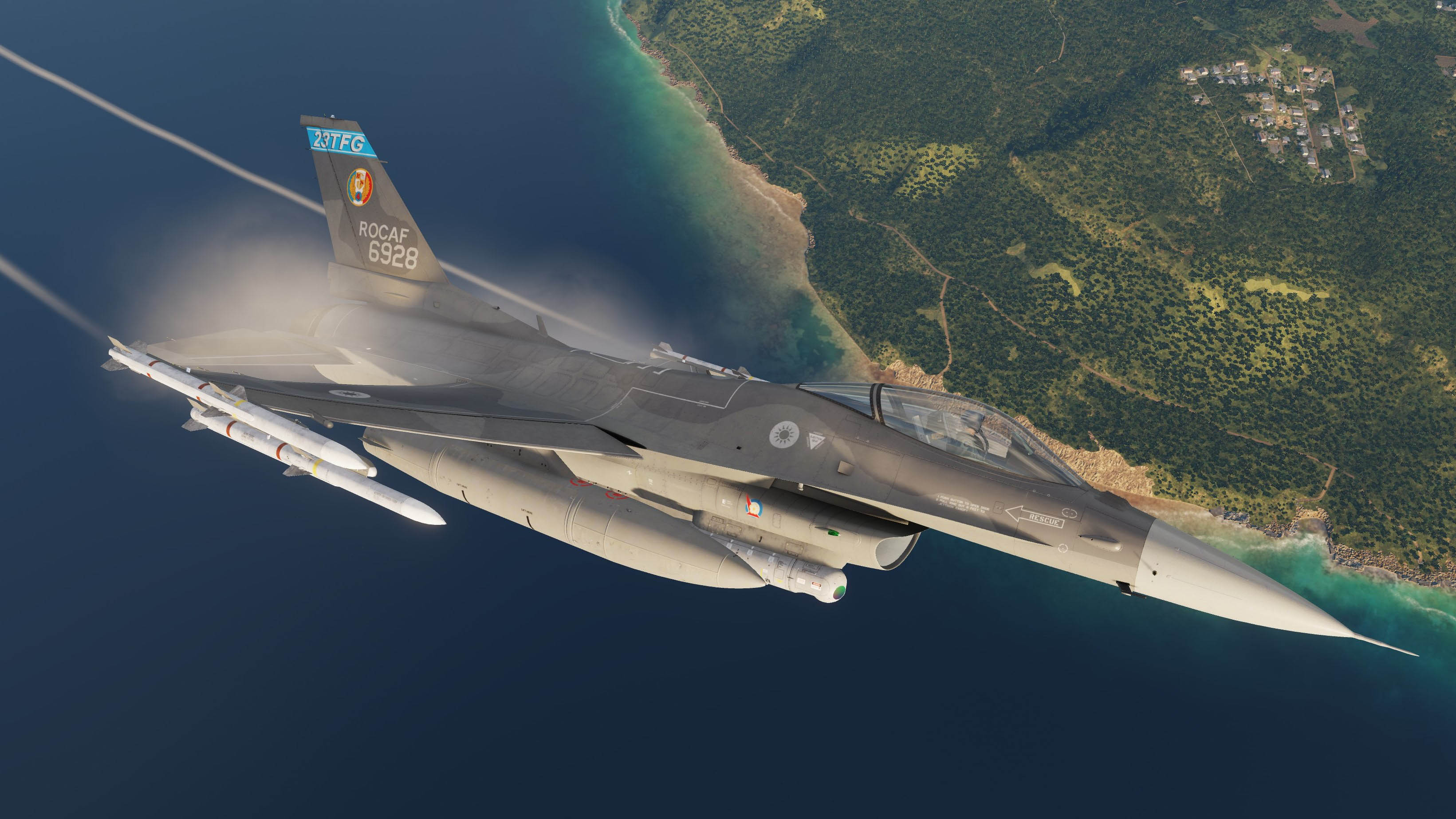 ROCAF F-16 4th TFW 23rd TFG Have Glass Camo『Tail Number variable』2023/06/26