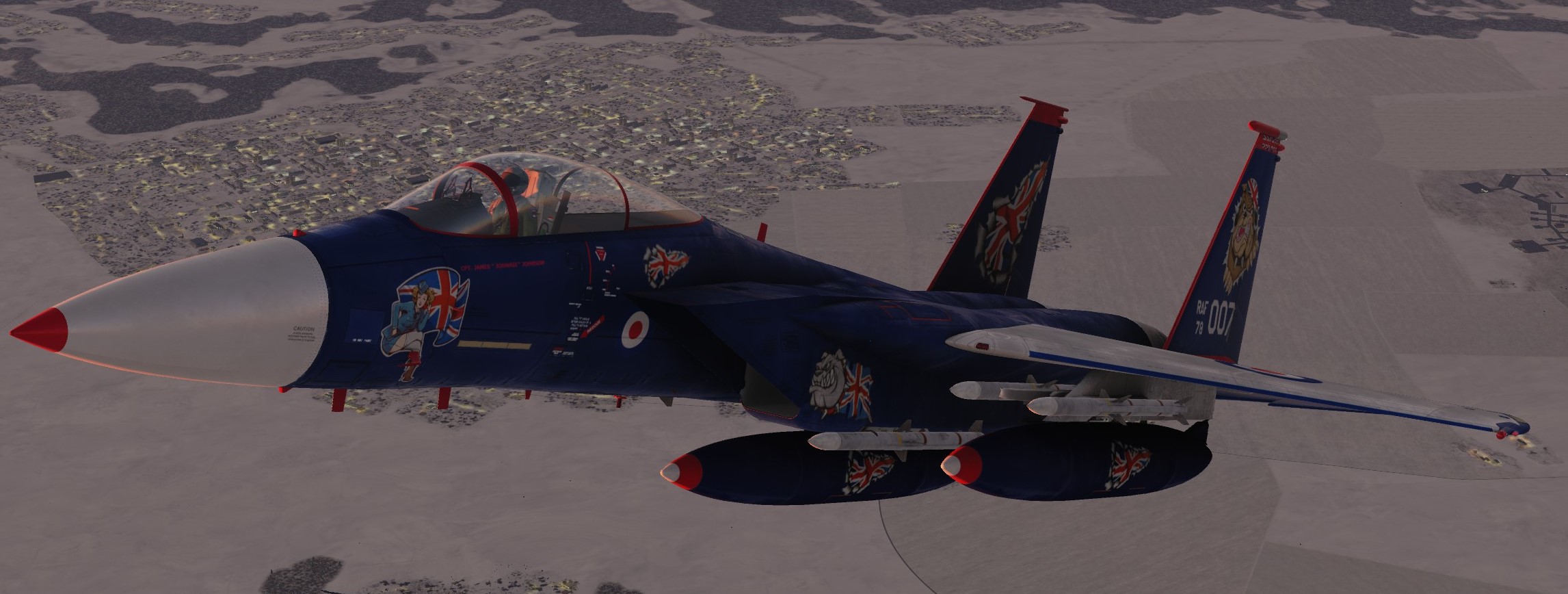 F-15C RAF UK Flag Brexit
