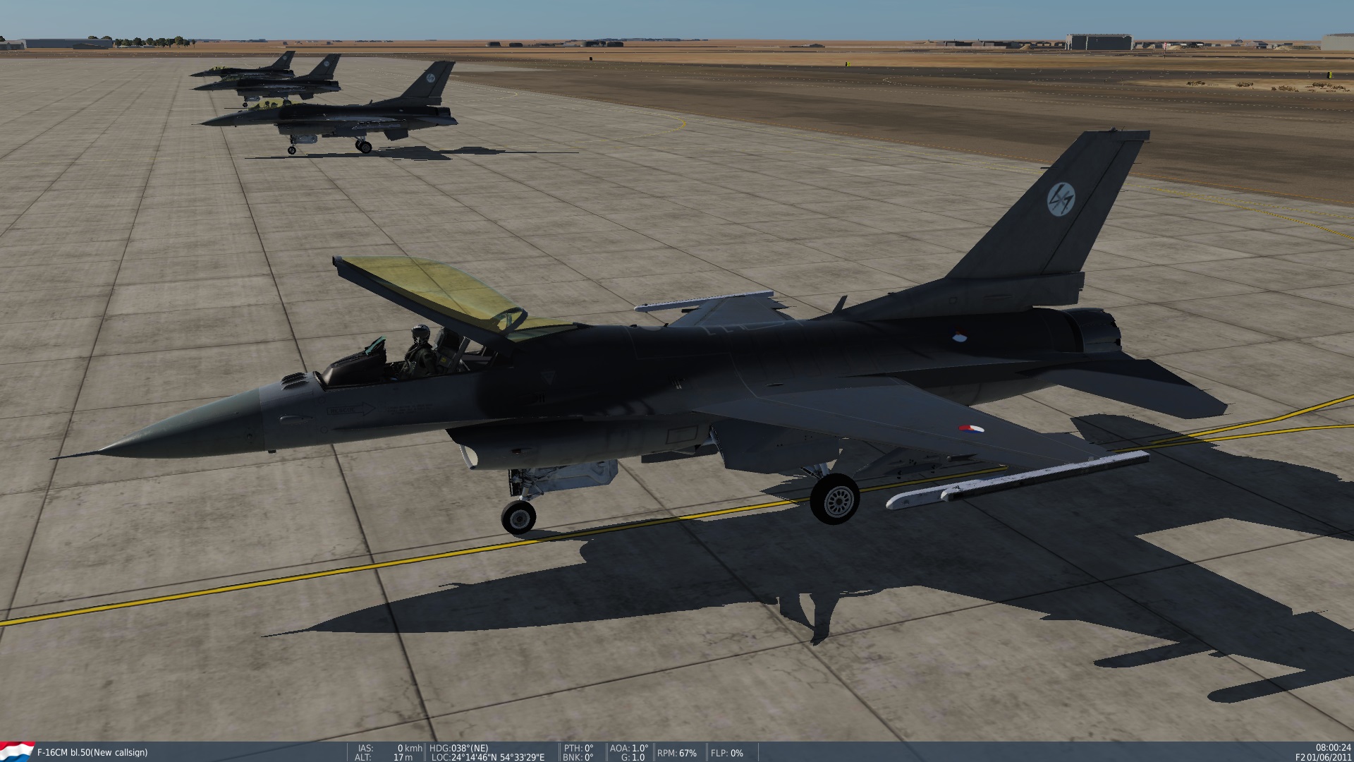 F-16CM Block 50 Royal Netherlands Air Force/Koninklijke Luchtmacht livery without tailnumber, feel free to add one.