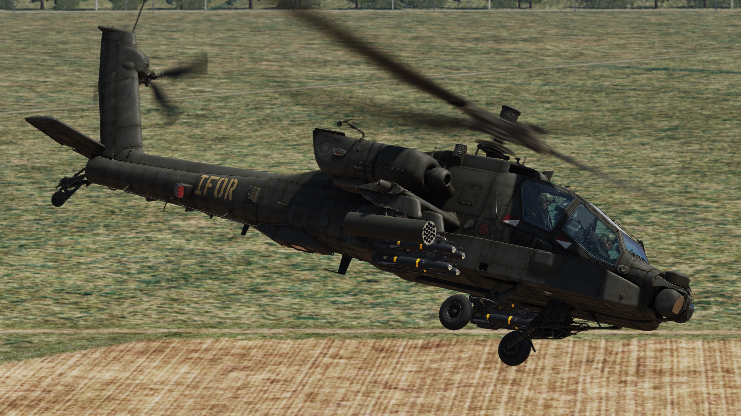 SKIN AH-64D- IFOR  (Bosnia) US Army 2nd Squadron 6th Cavalry (updated V2.0)