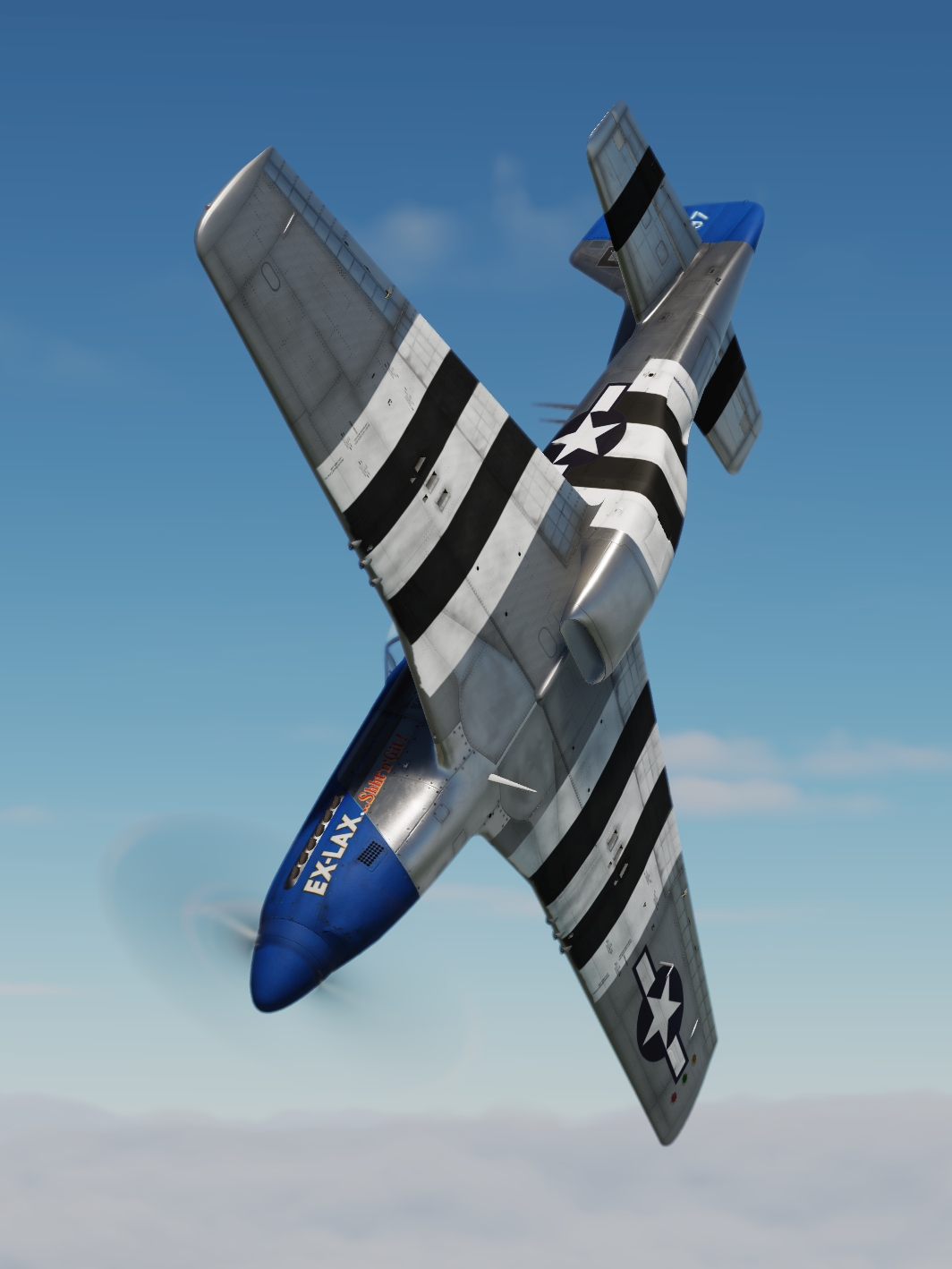 P-51D "EX-LAX" 487th FS 352nd FG