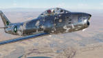 Pakistani Air Force F-86 Bare Metal skin weathered (Version 2.0)
