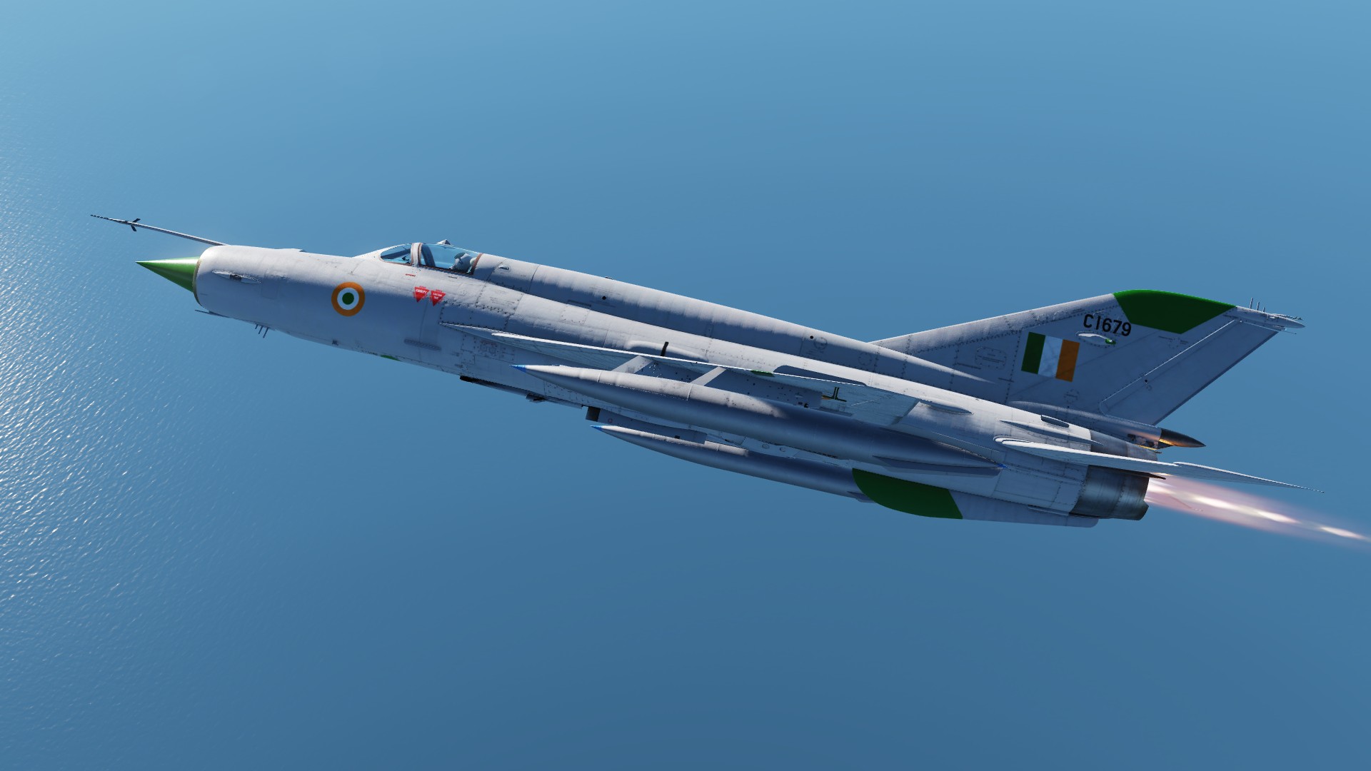 Mig-21bis Indian No.26 Sqn 'Warriors' may 2019