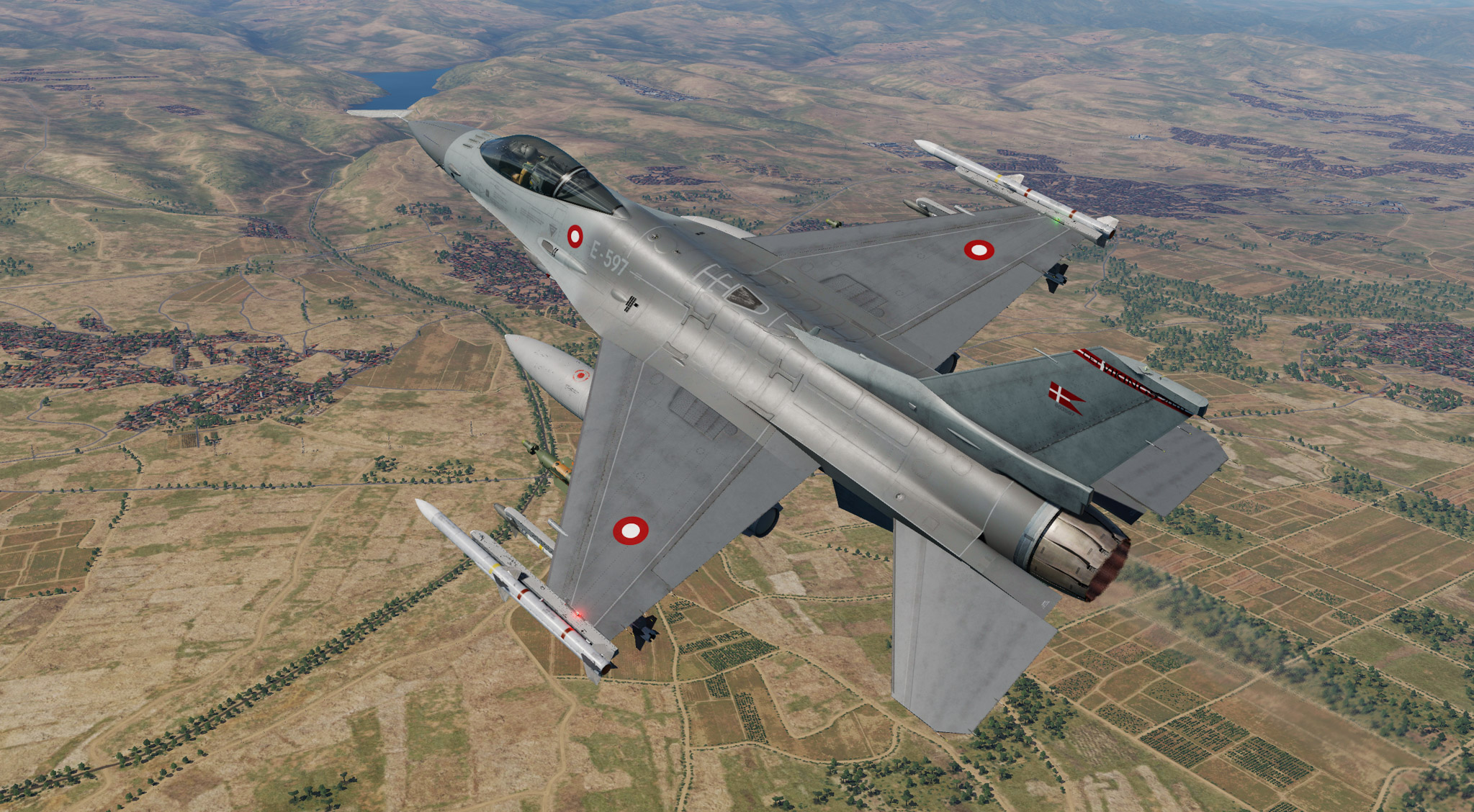 RDAF F-16AM Fighting Falcon E-597 CET VIKINGS 2010