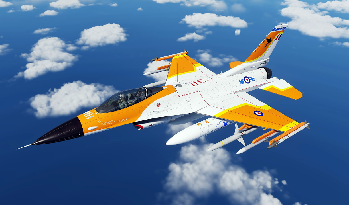 RNZAF - New Zealand F-16 64th Trainer Squadron (Fictional)