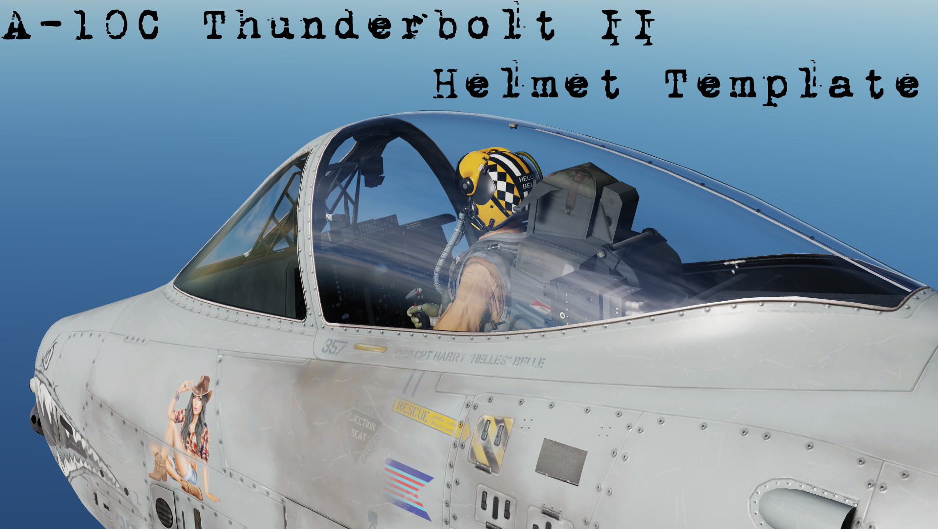 A-10C II Helmet & HMD Templates