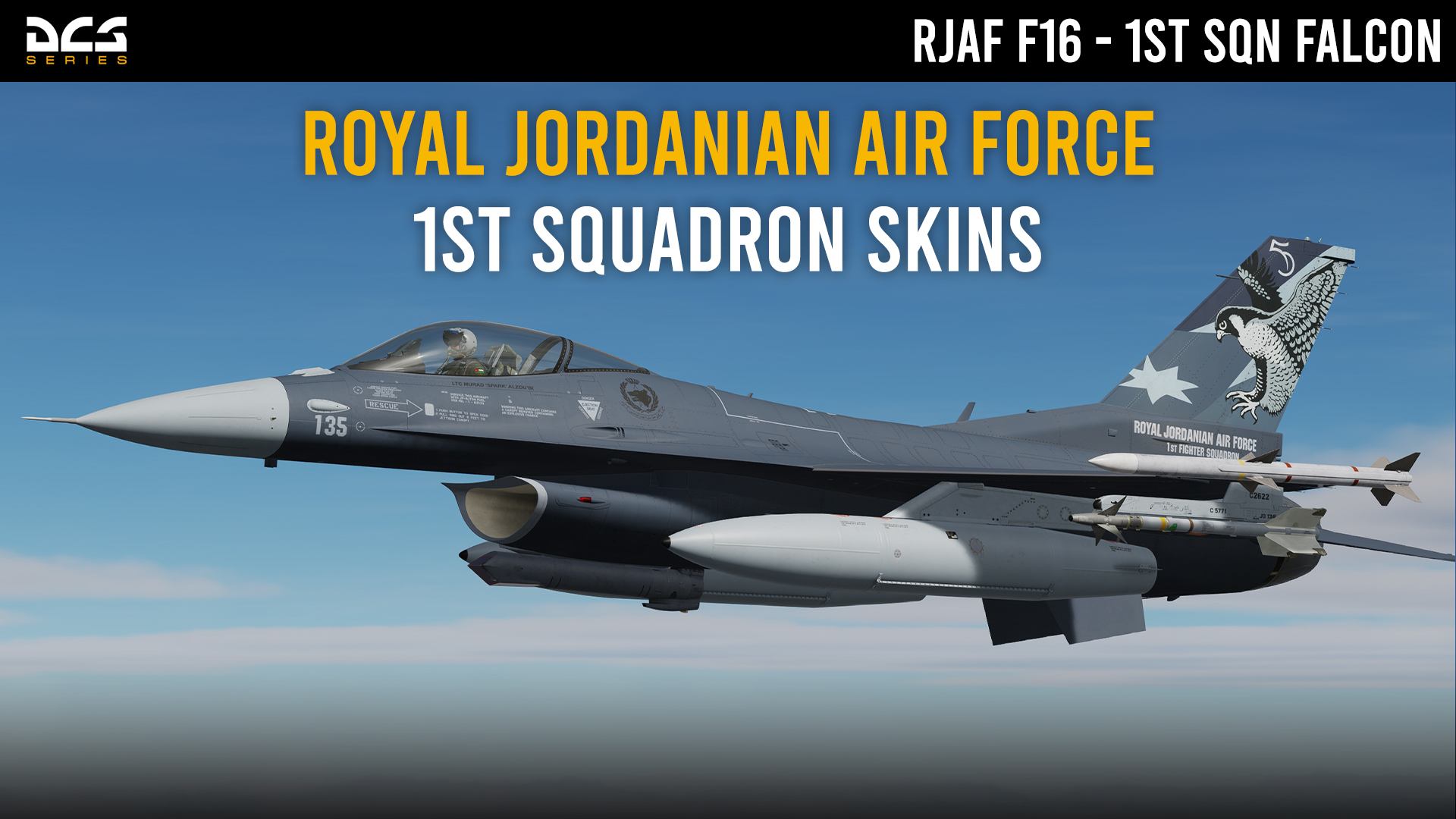 Royal Jordanian Air Force (RJAF) - F16 1st Squadron Falcon