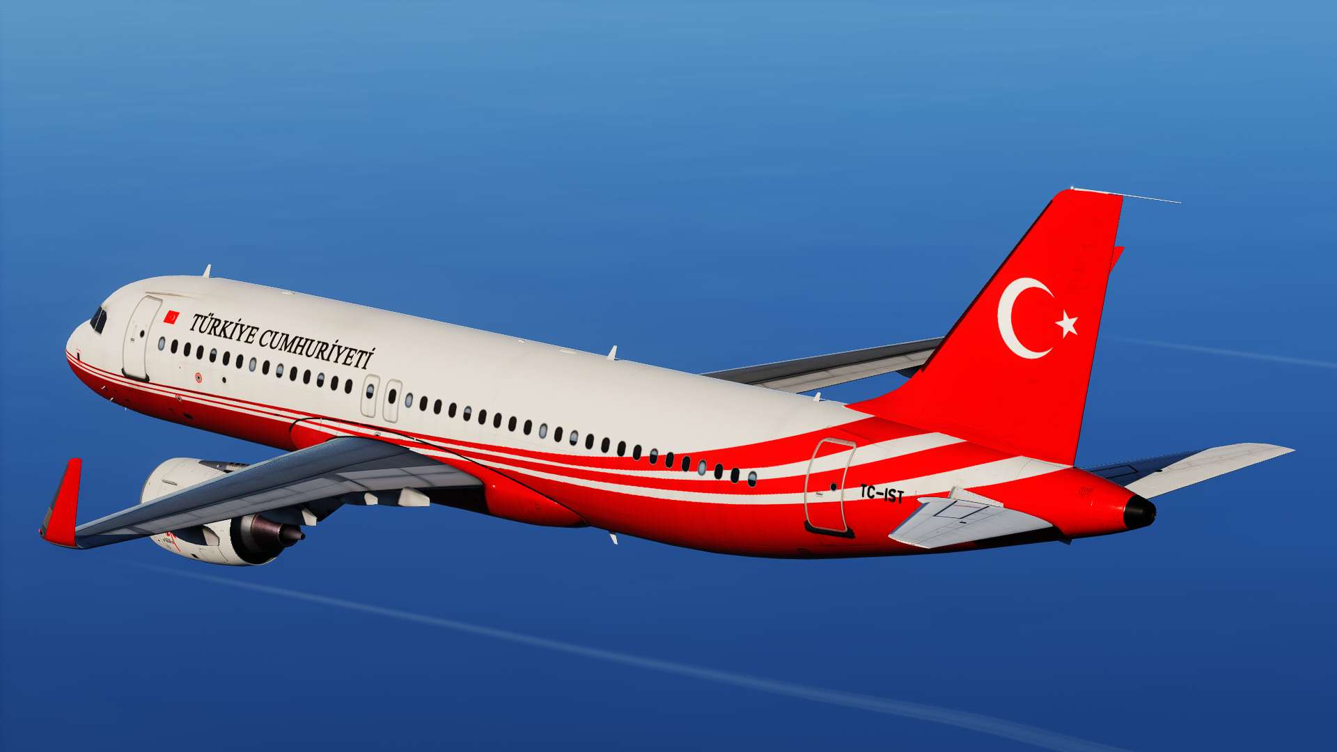 Turkish Government VIP Aircraft (TC-IST) A319 Fictional livery for ...