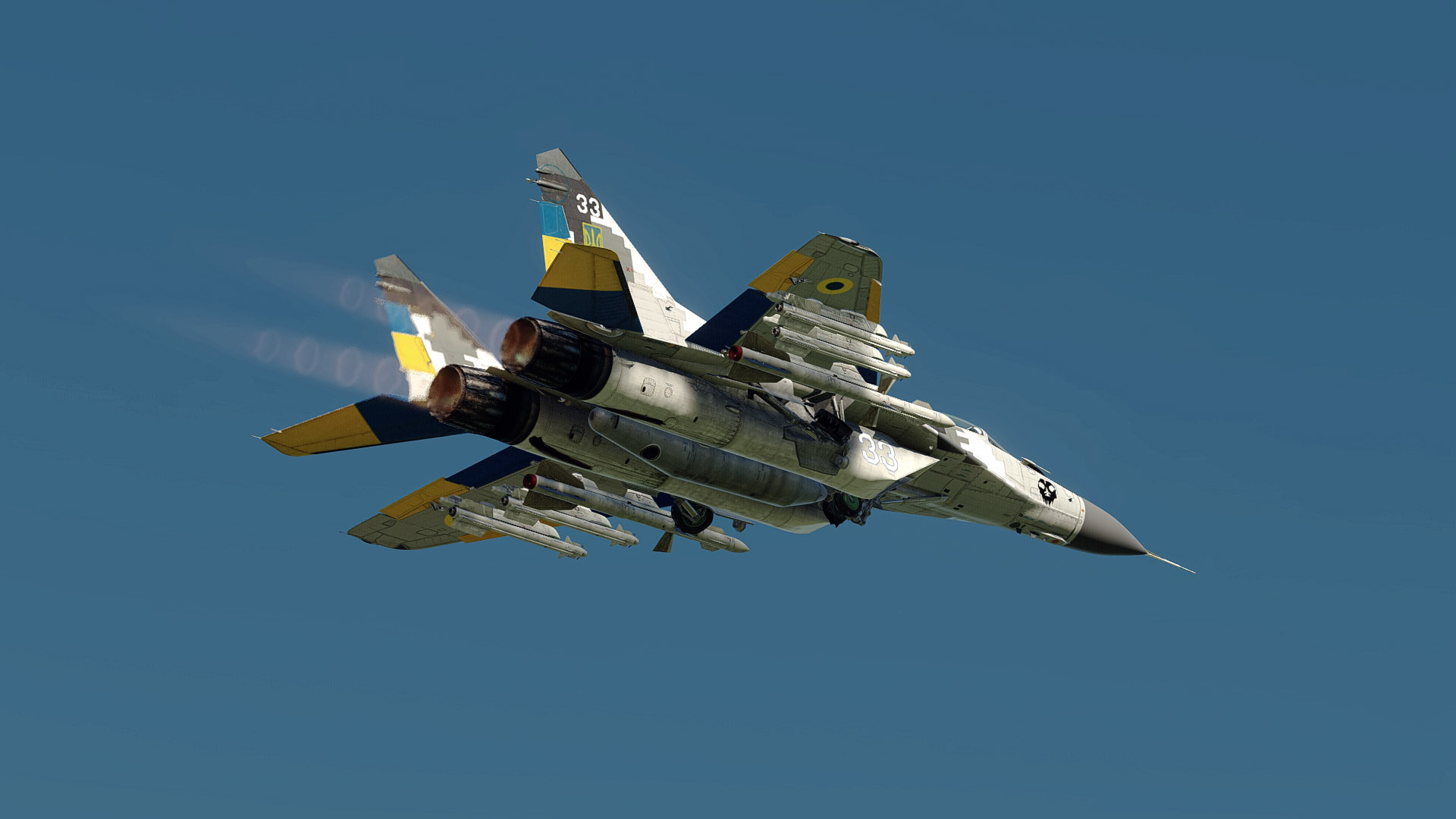 Ukrainian Mig-29 40 Brta Tail number 33