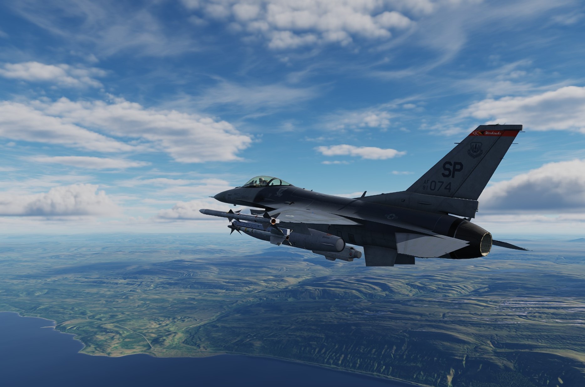 Kola Peninsula - F16C Scramble and Intercept