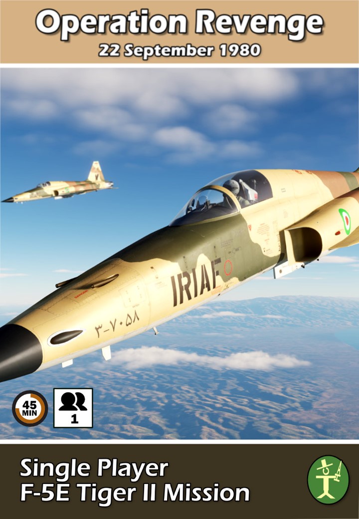F-5E Tiger Single Player Mission: Operation Revenge Iran-Iraq War 1980 V1.1