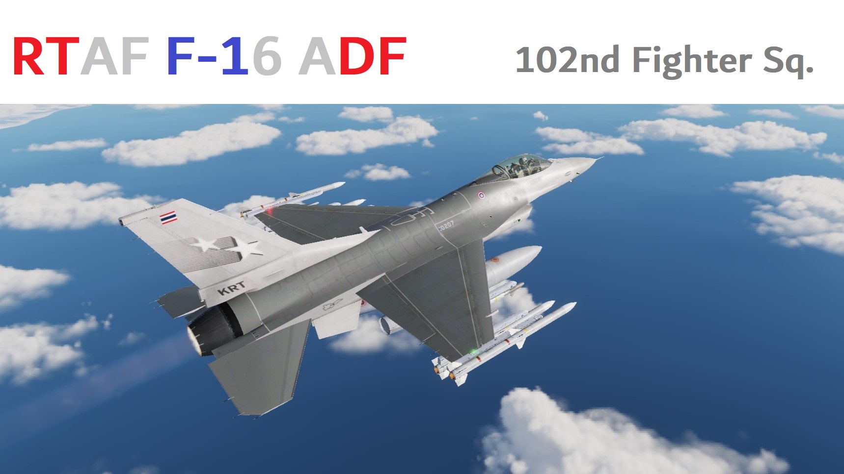 RTAF 102nd Fighter Squadron - "Star" Original Livery (Pre-2007) [Fixed Bort Number : 10207]