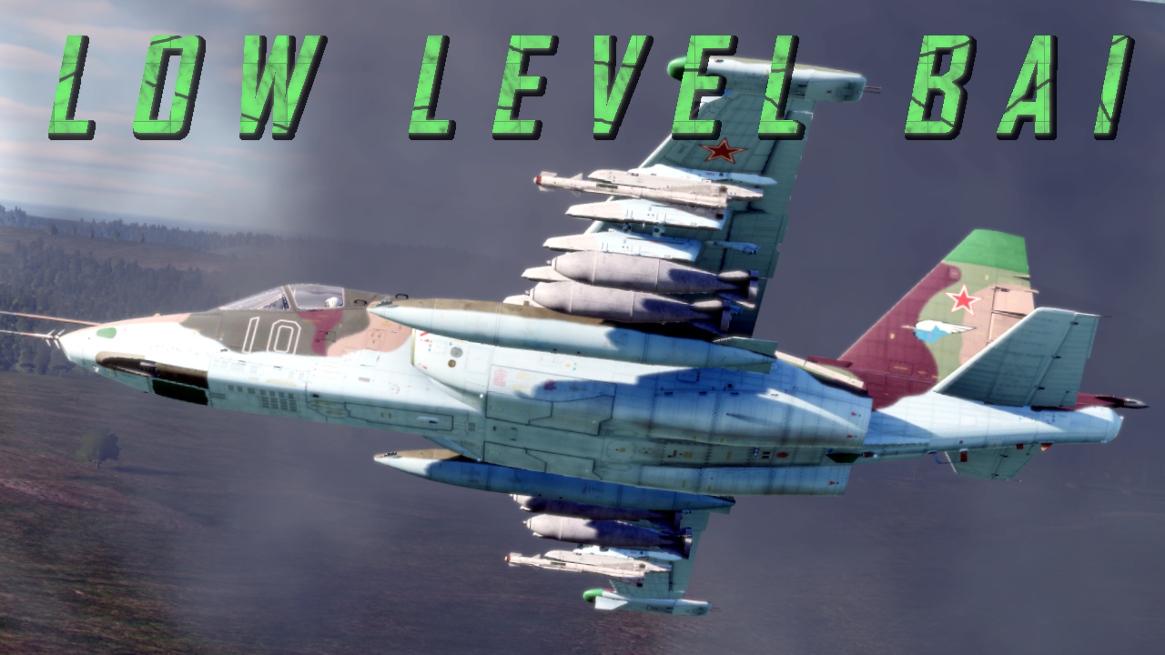 Su-25 Low Level Attack on Enemy Mechanized Infantry