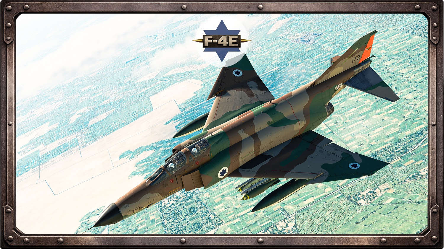 F-4E Israel Air Force Kurnass #172 107SQN "The Knights of the Orange Tail" 1973