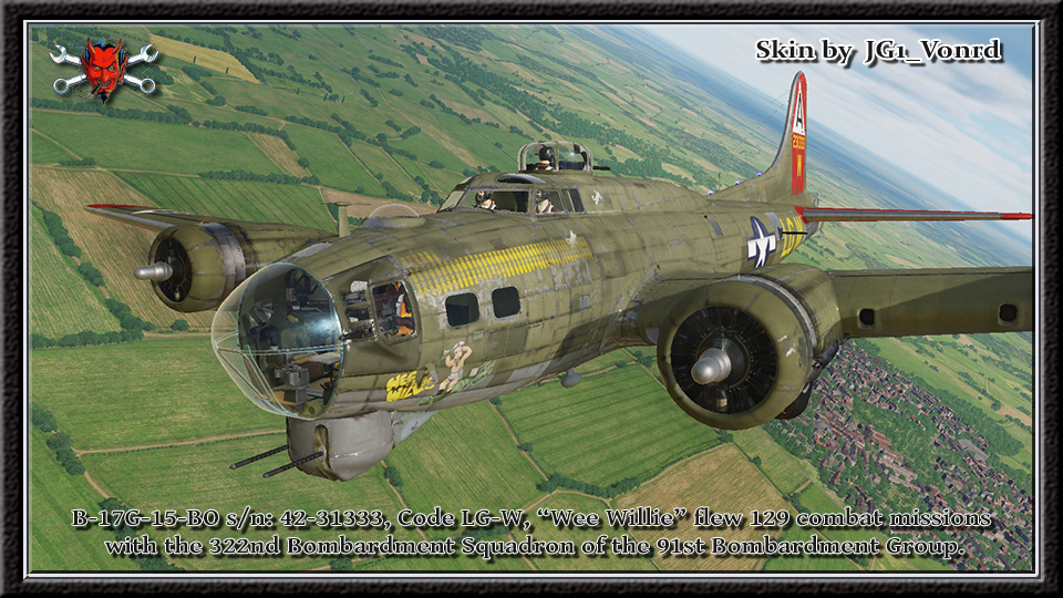 322nd BS - 91st BG_LG-W_Wee Willie [UPDATED]