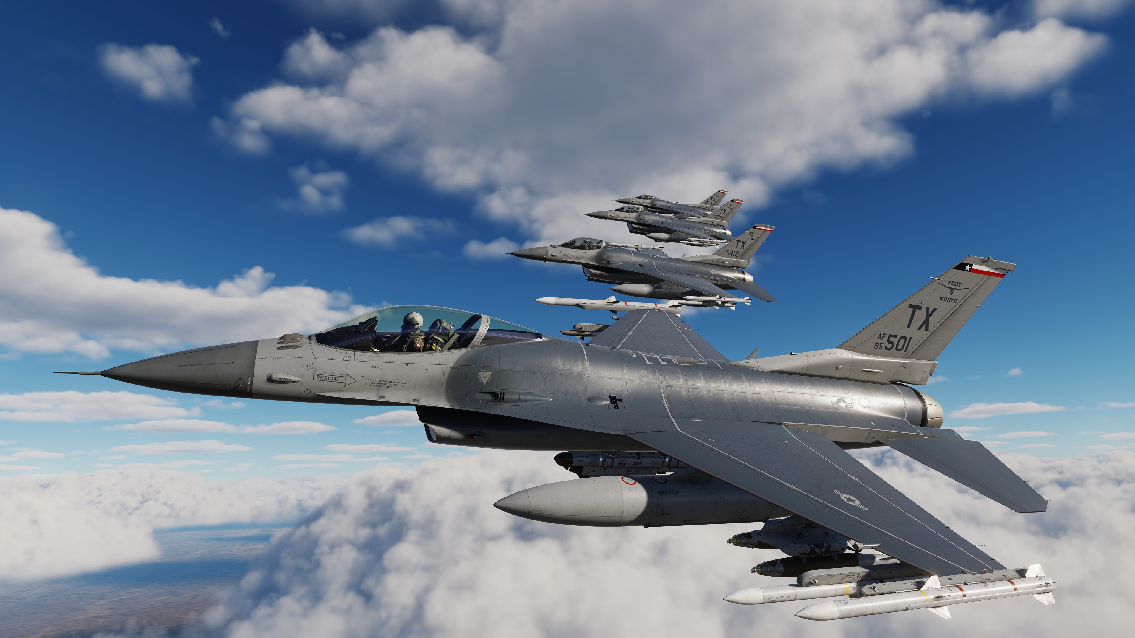 85-1501 F-16C Block 30 457th TX