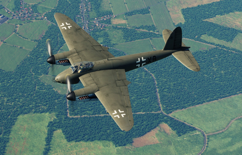 Fictional He111 Summer Plain Livery for Mosquito