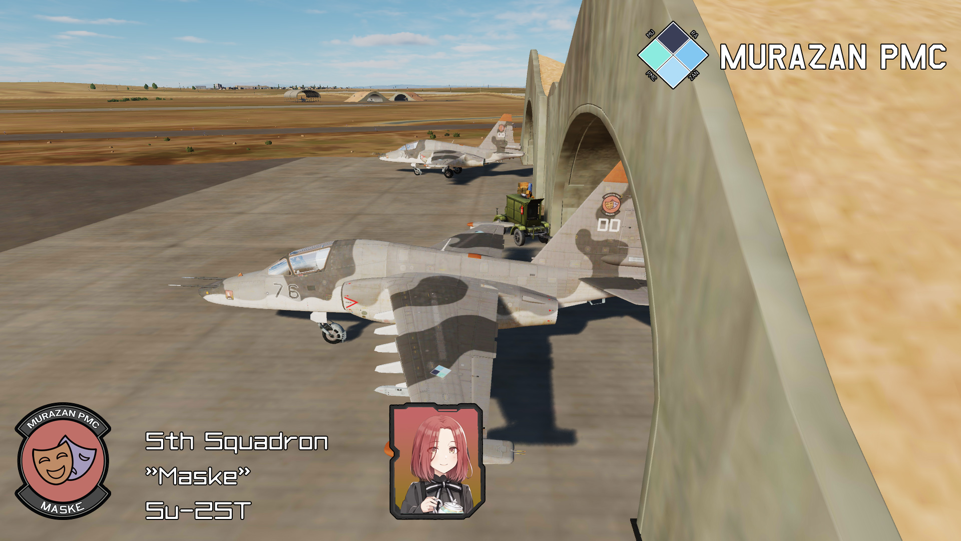 Su-25T Murazan PMC 5th Squadron "Maske" 