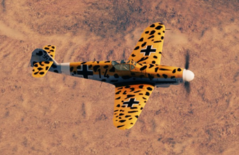Fictional Desert Cheetah Camo For BF-109 K-4