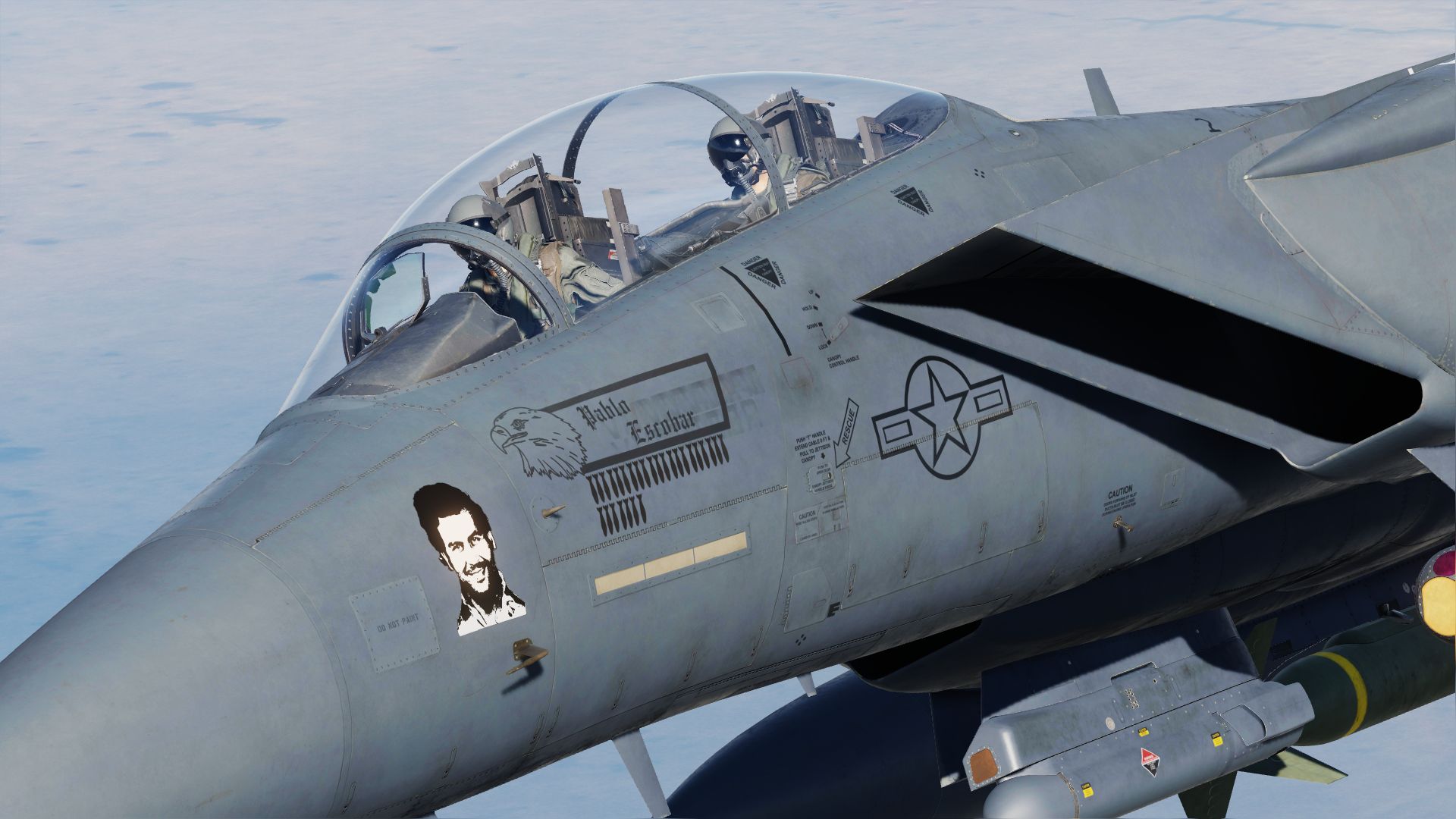 USAF 492nd Madhatter AF91-317 'Pablo Escobar'