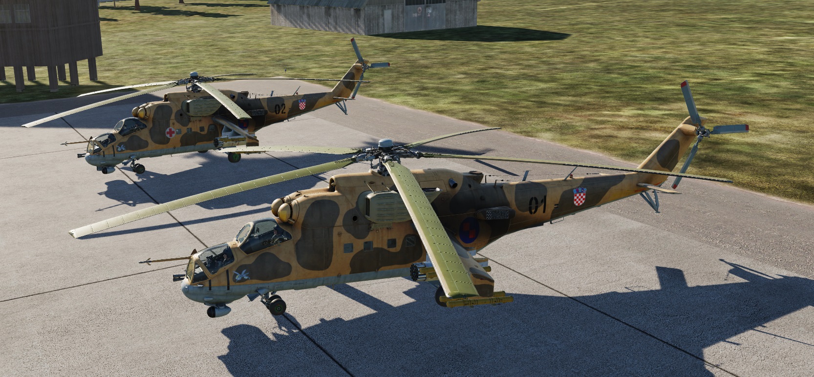 Mi-24P Croatian Air Force Desert 1 skin (Fictional)