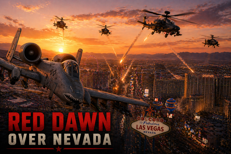 A10CII SINGLE PLAYER MISSION RED DAWN OVER NEVADA pt4