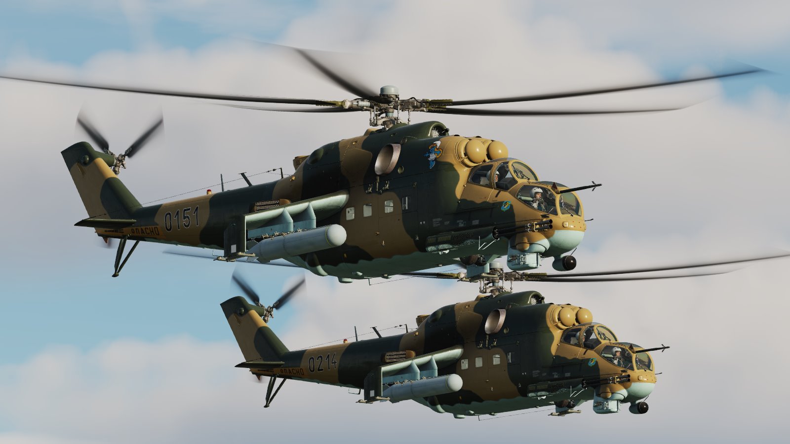 ČSLA Mi-24 skin num: 0151 (5l.vr. pluk)