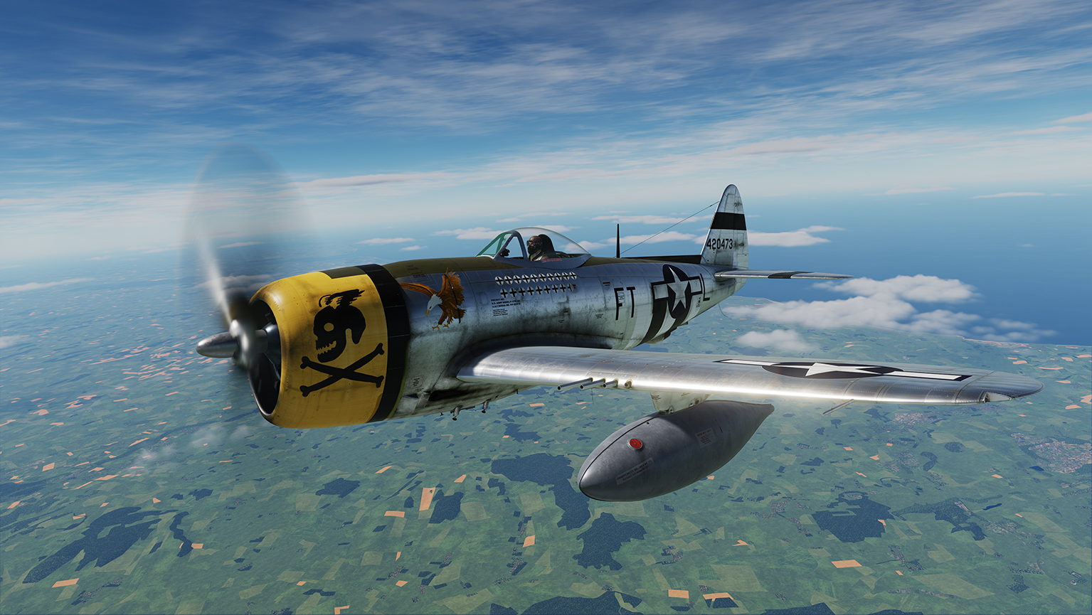 353rd Fighter Squadron, 354th Fighter Group, Serial No. 44-20473, France 1944 *Revamp*