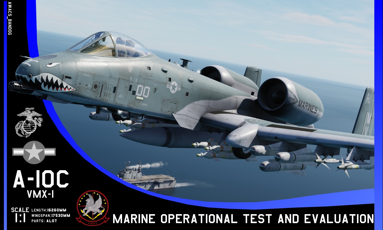 Marine Operational Test and Evaluation Squadron One A-10C (Fictional)