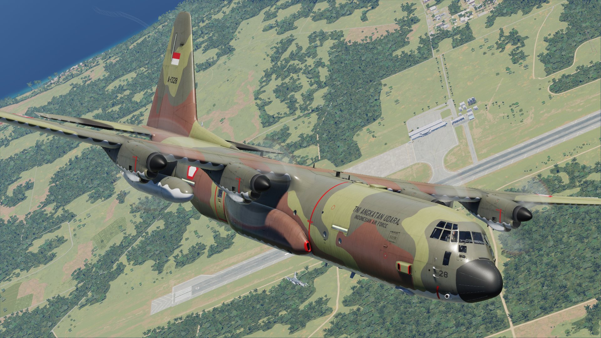 indonesian air force L-100-30 A-1328