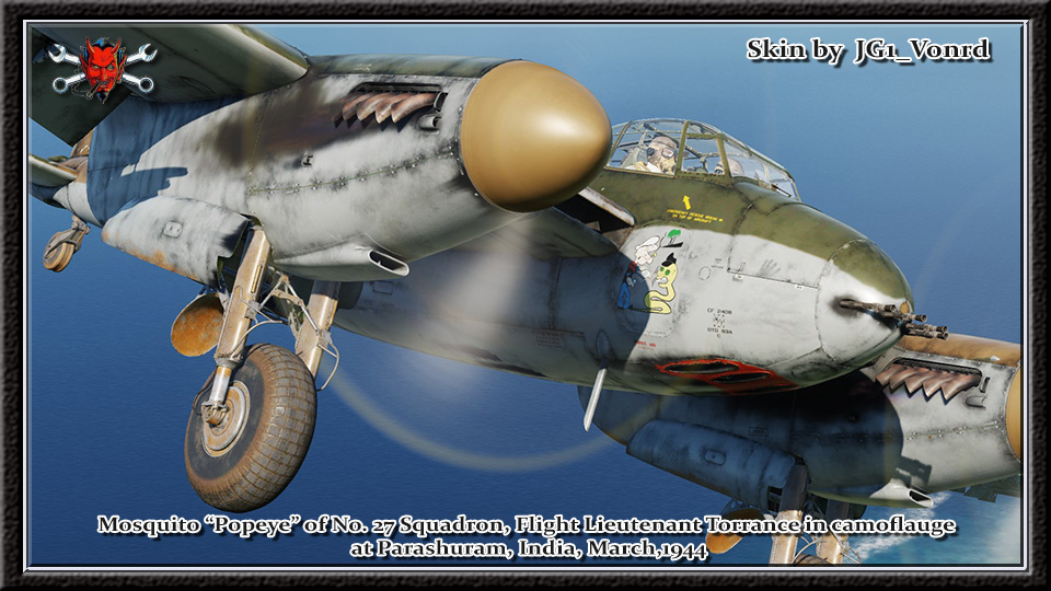No. 27 Squadron RAF Popeye Camouflage