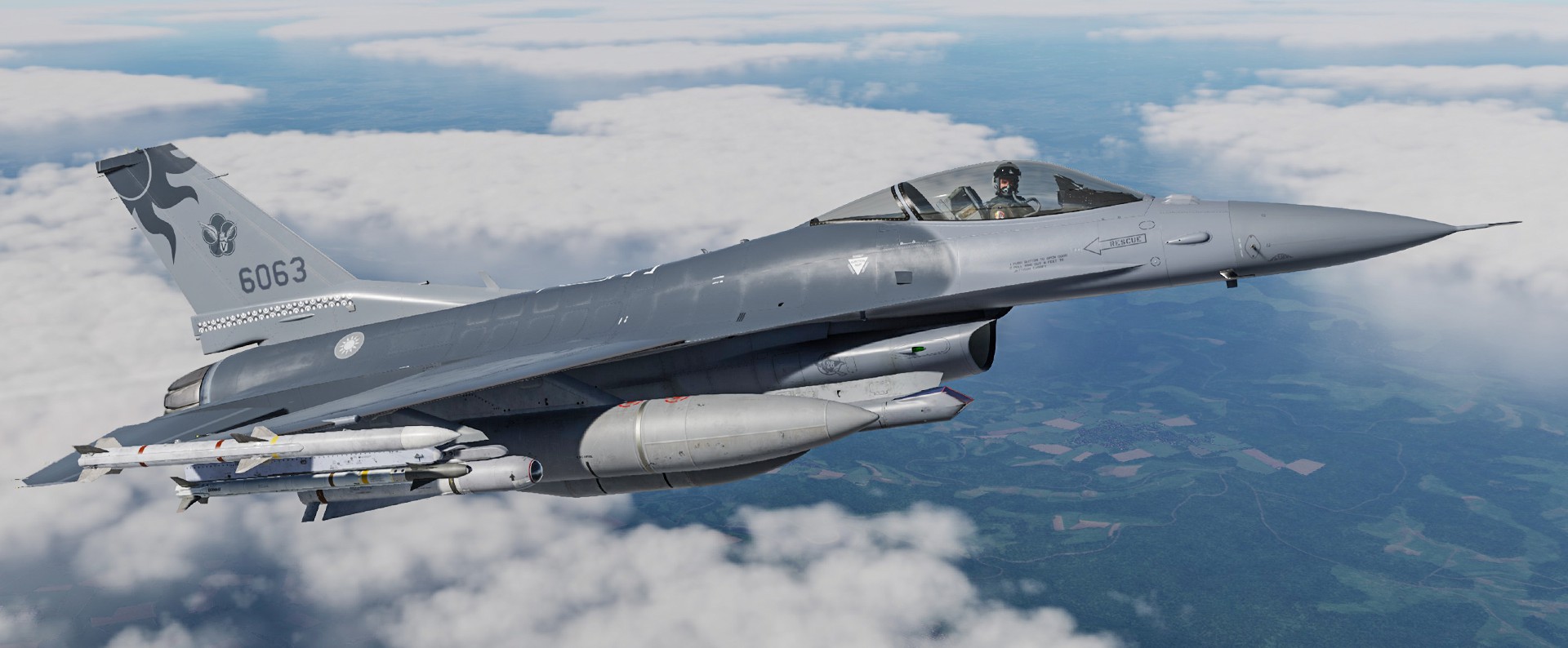 ROCAF 5th TFW  26th TFS F-16V Block 20