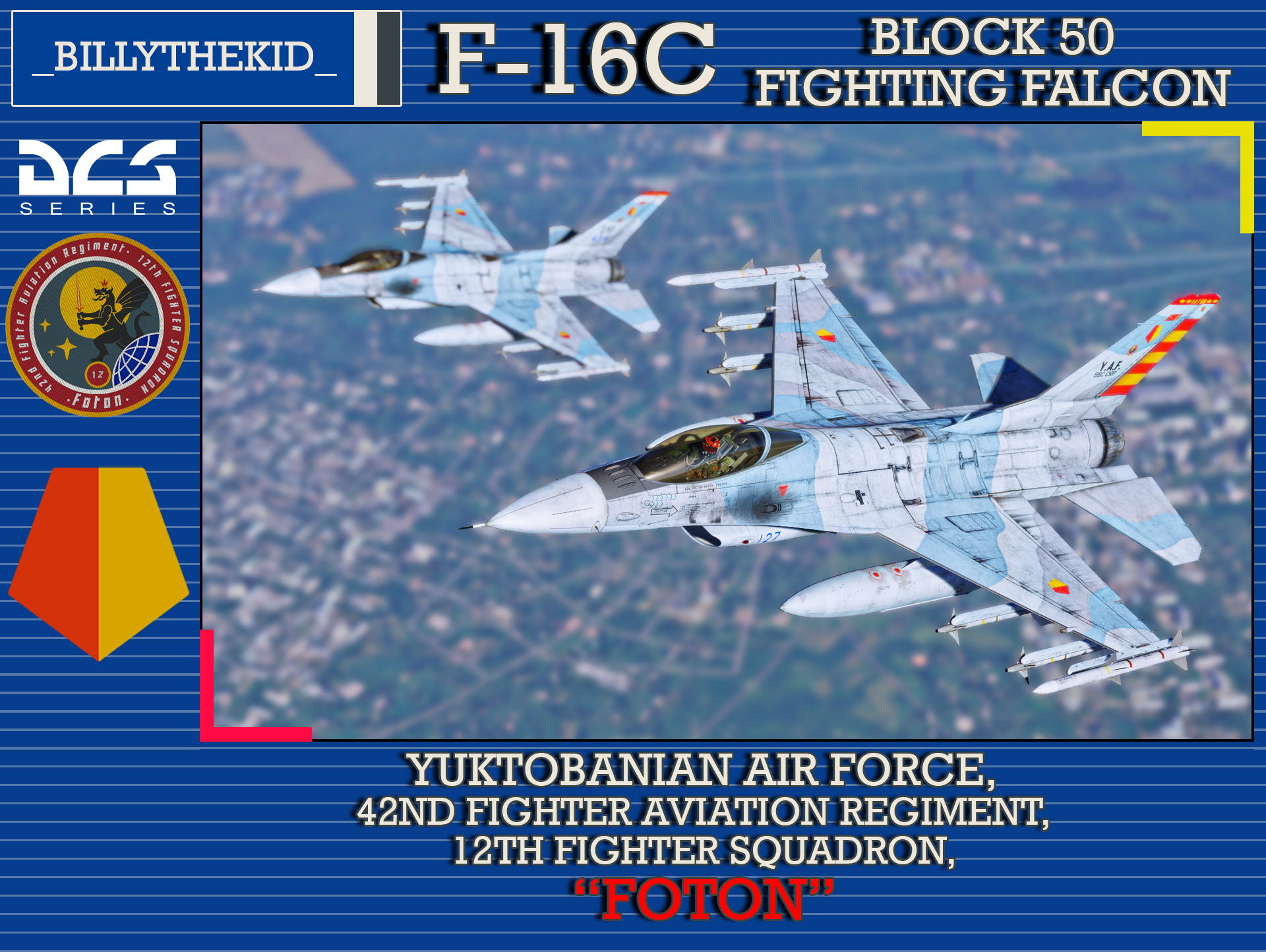Ace Combat - Yuktobanian Air Force - 42nd Fighter Aviation Regiment - 12th Fighter Squadron "Foton"