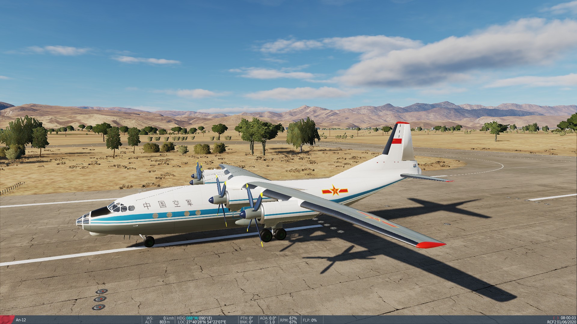 PLAAF skin for Antonov 12 mod