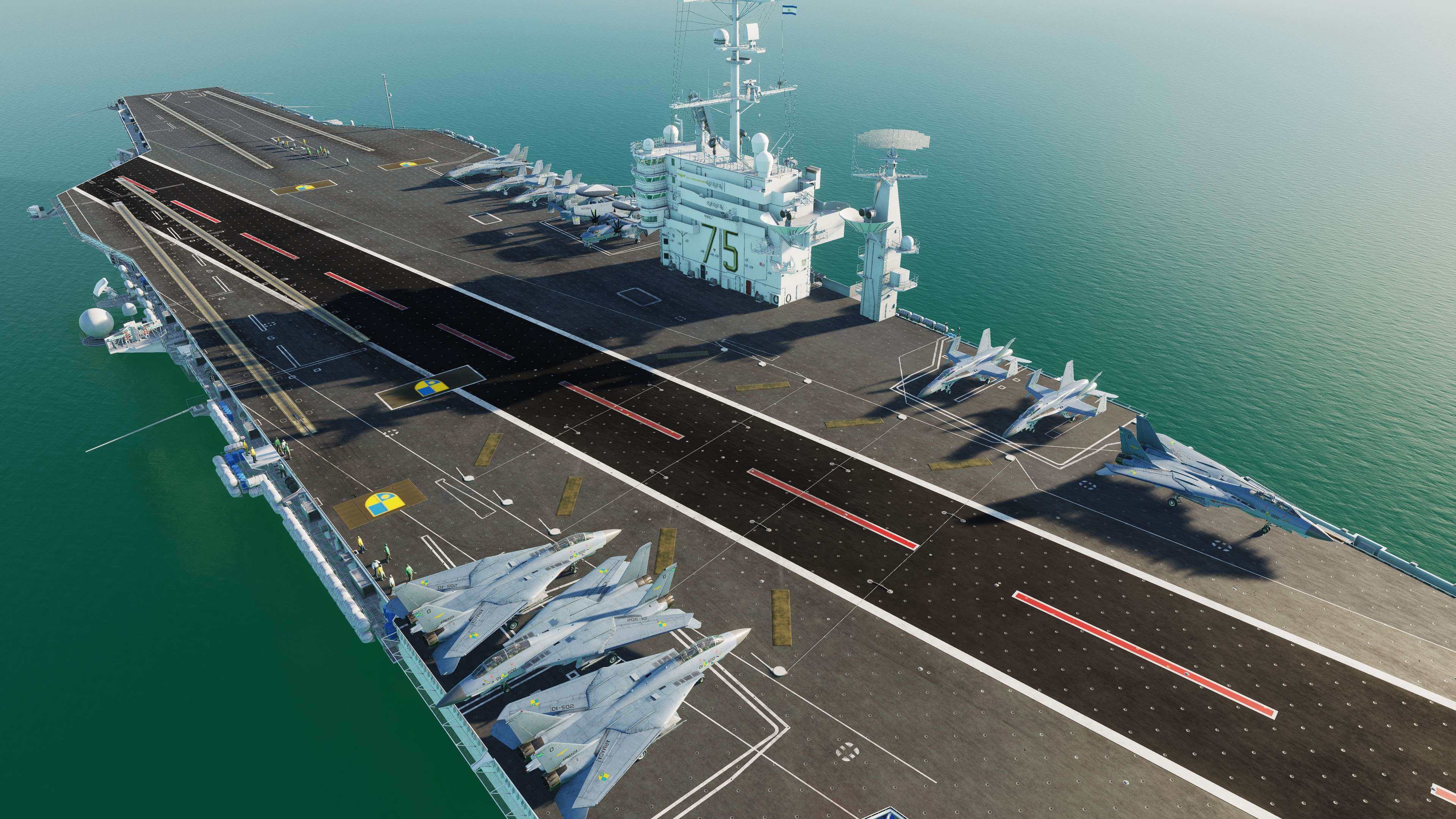  Royal Sapin Navy A.E.S. Diego Brochero - CVN-75 Skin - Ace Combat Zero