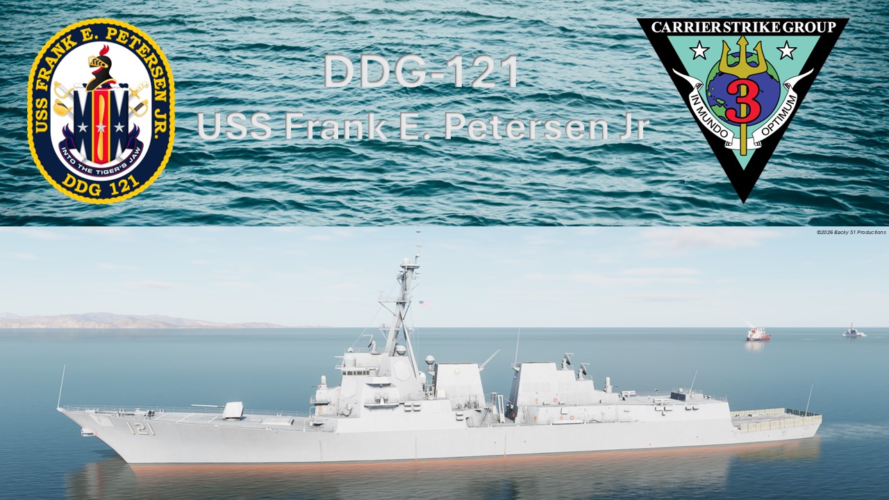 DDG-121 USS Frank E. Petersen Jr livery