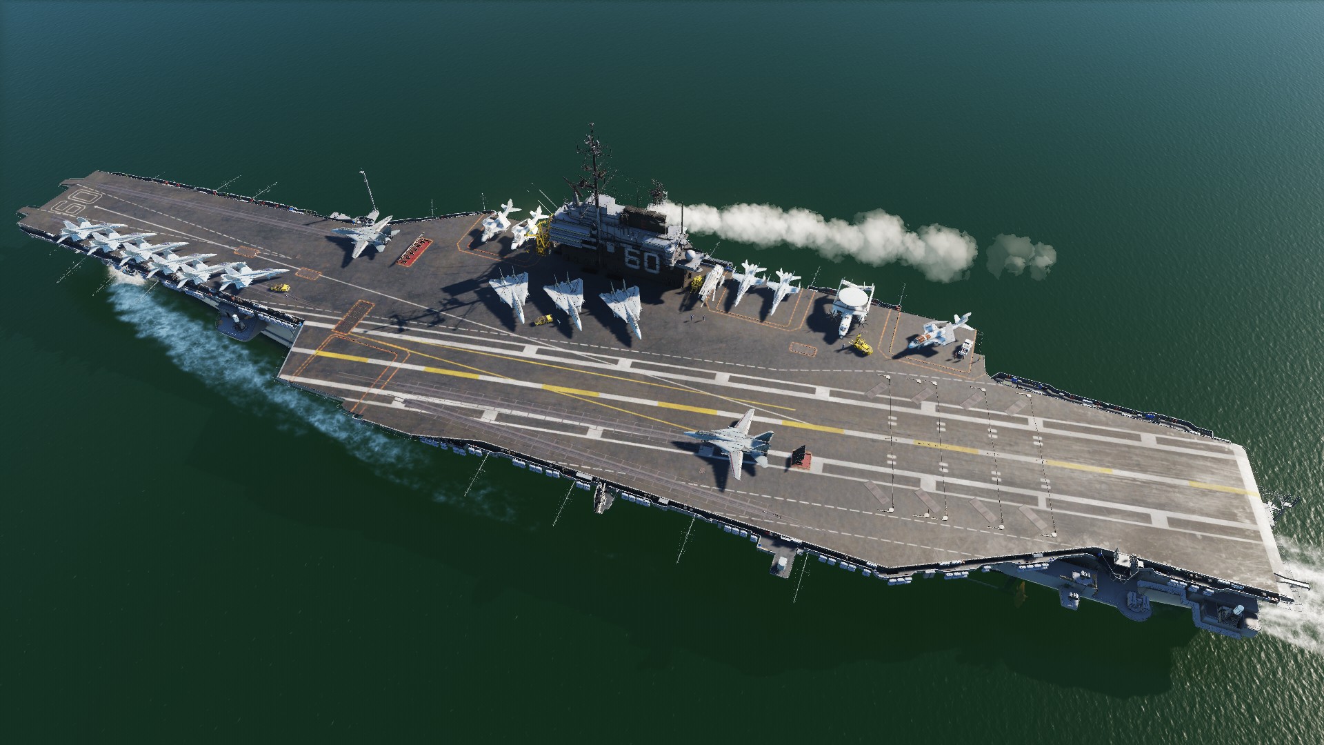 USS Saratoga CV-60 (USS Forrestal Reskin)