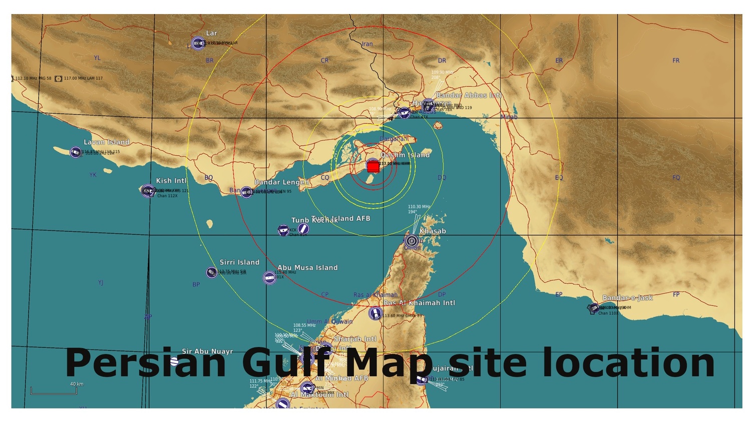 Guld Map SA-10 Grumble / S-300 SAM Site - Caucasus & Persian Gulf