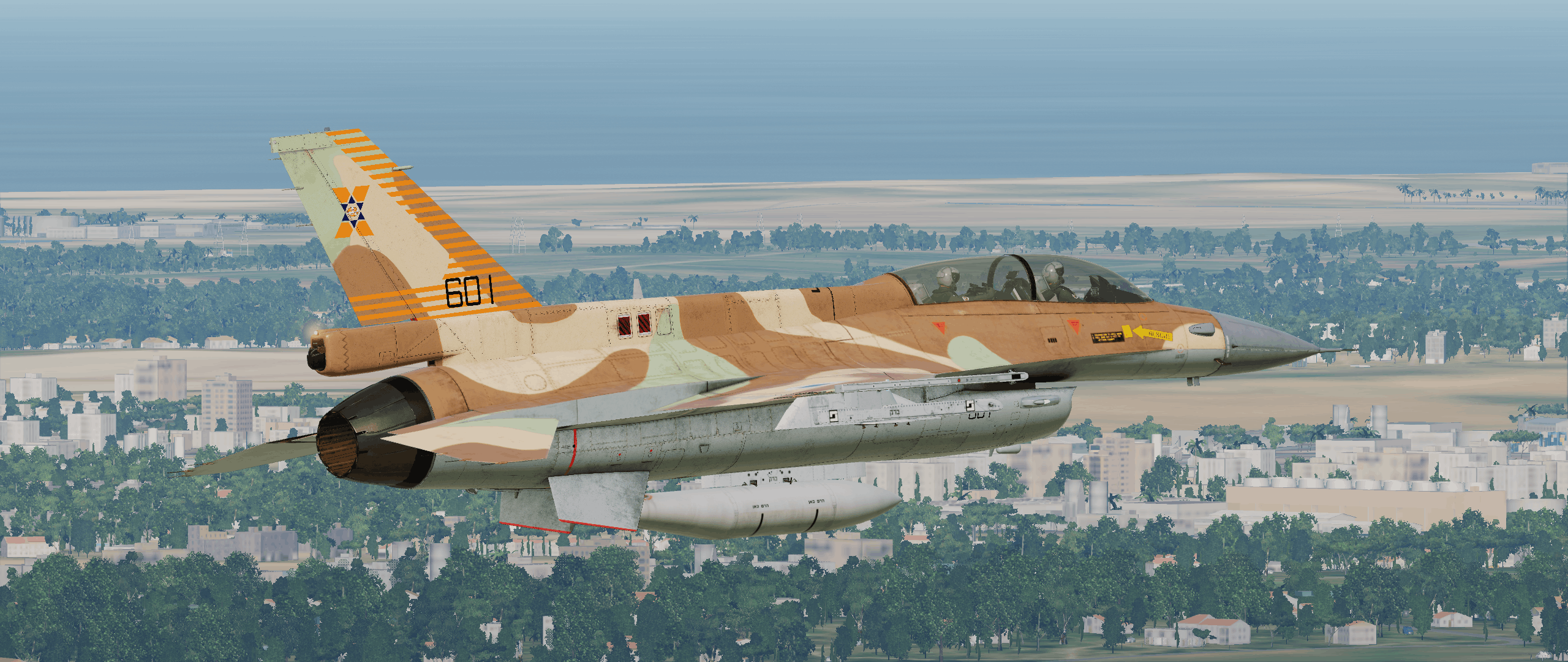 F-16D Barak (SUFA Mod) 5601sq old livery