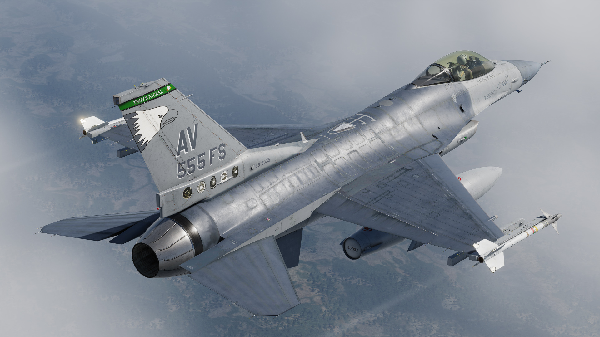 USAF AV 555th FS 89-2035