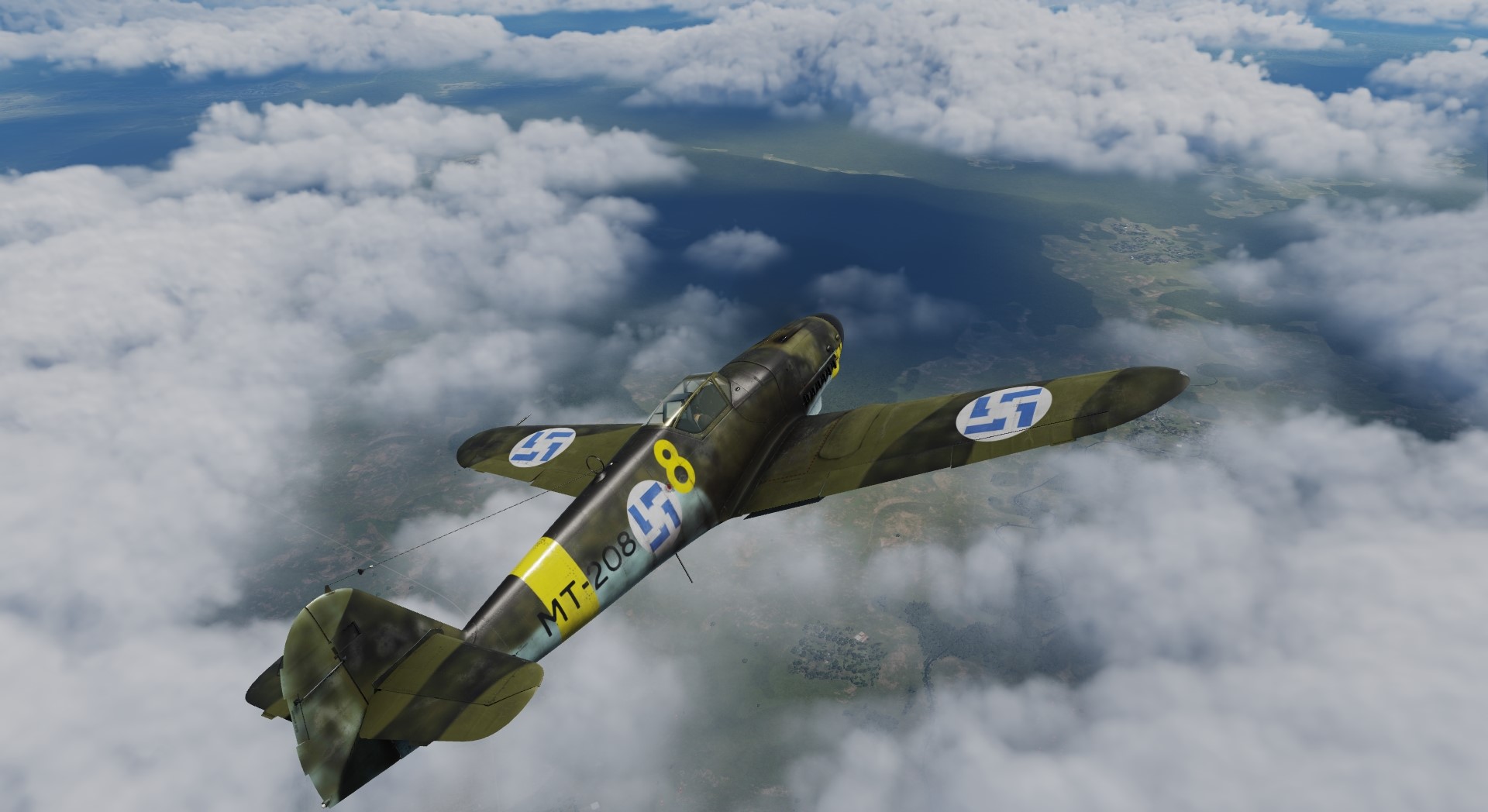 BF-109 3./HLeLv 28 MT-208 Finnish Air Force